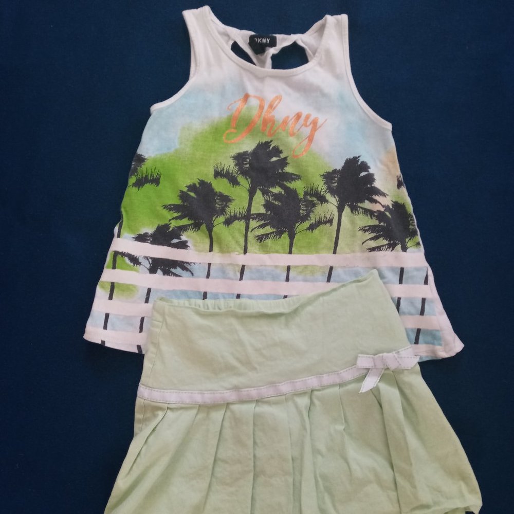 Girls tank and skirt